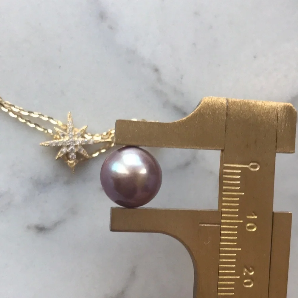 Custom Made 11mm Genuine Pearl Necklace
